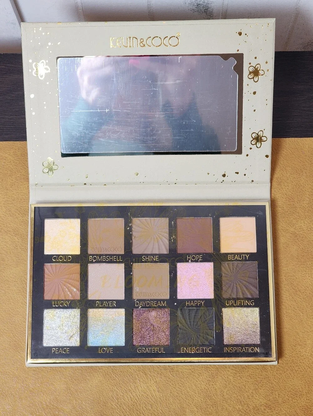 Kevin & CoCo Blooming Eyeshadow Palette - Warm Pink & Brown Shades